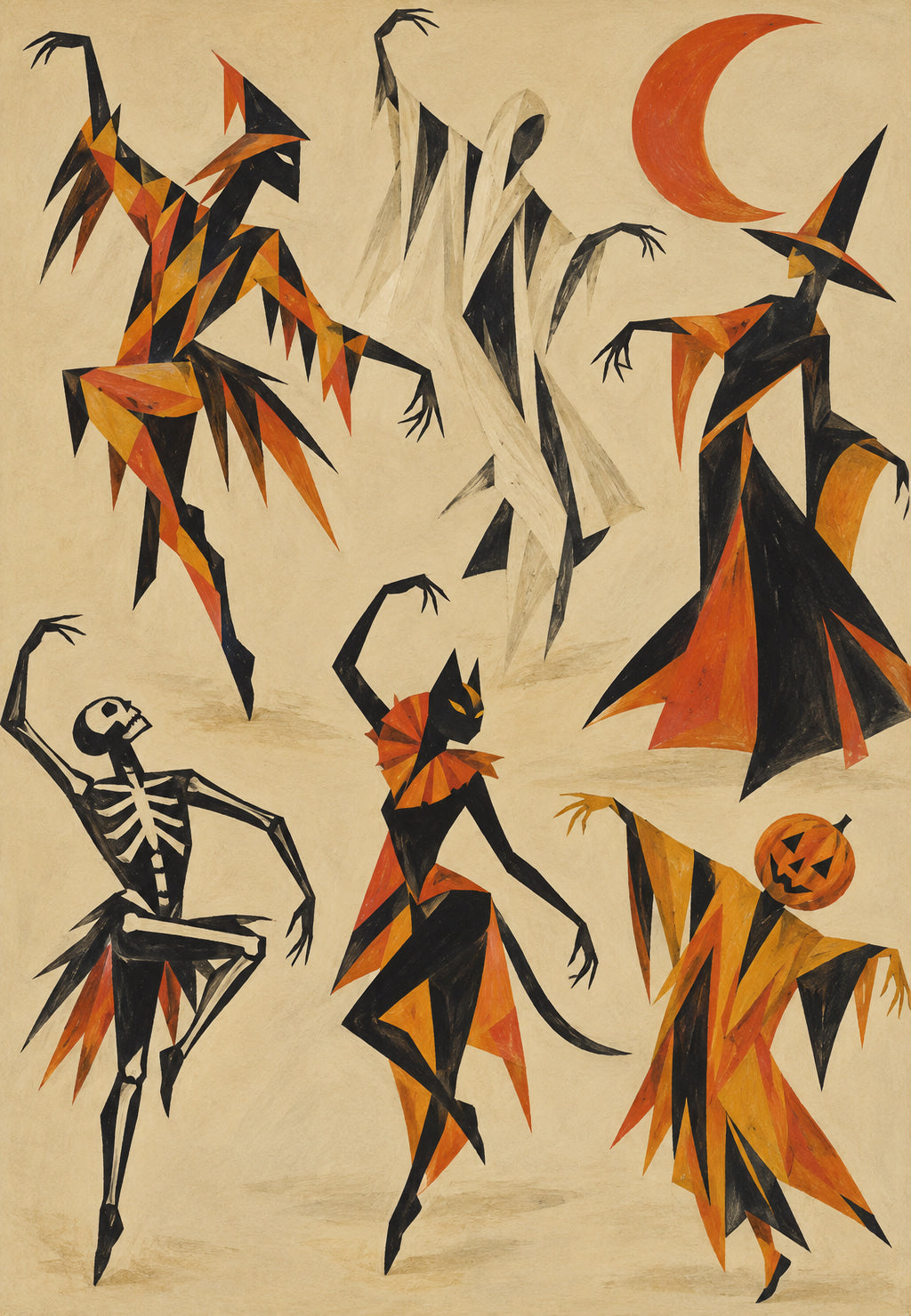 Ball der Halloween-Gestalten