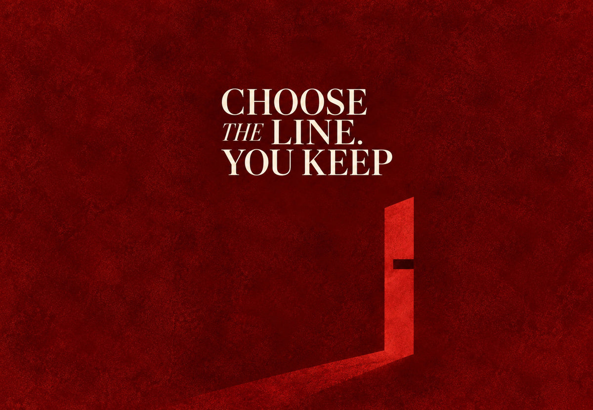 Choose the Line You Keep (Landscape)