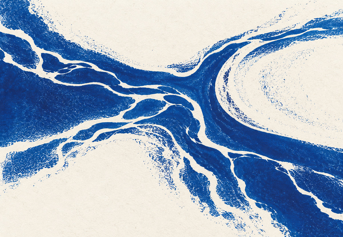 Blue Currents (Landscape)