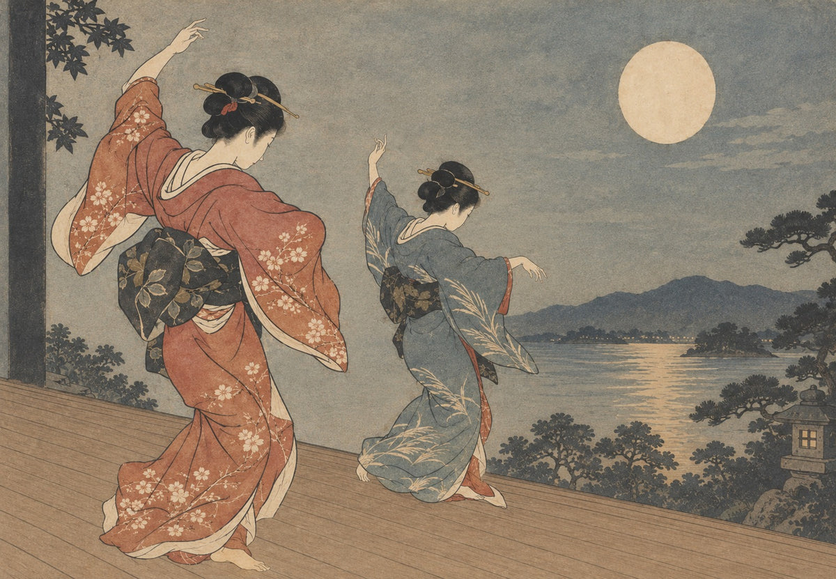 Dance Under the Full Moon (Landscape)