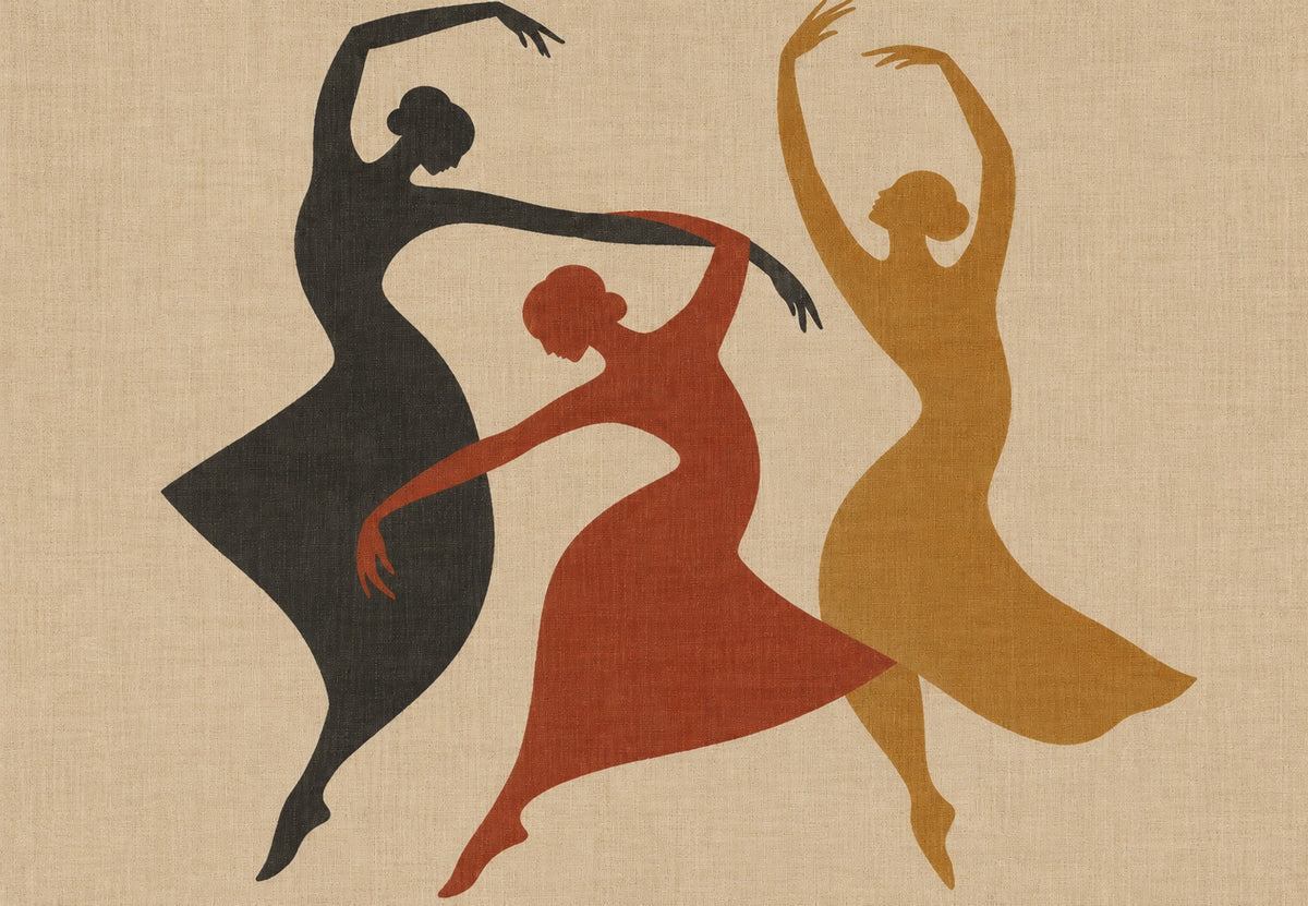 Dancers in Motion (Landscape)