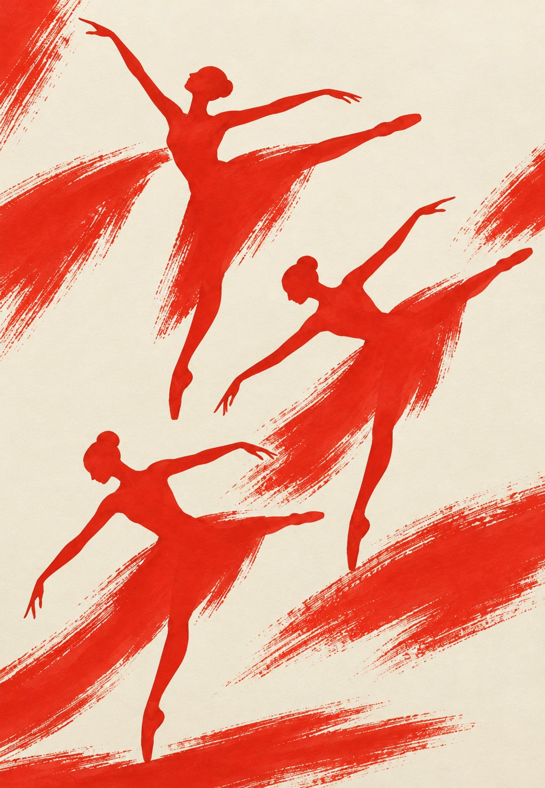 Danseuses en rouge