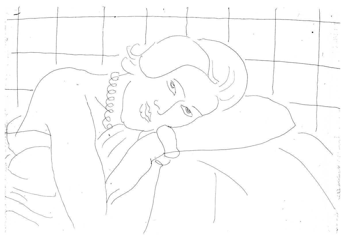 Frau mit Halskette