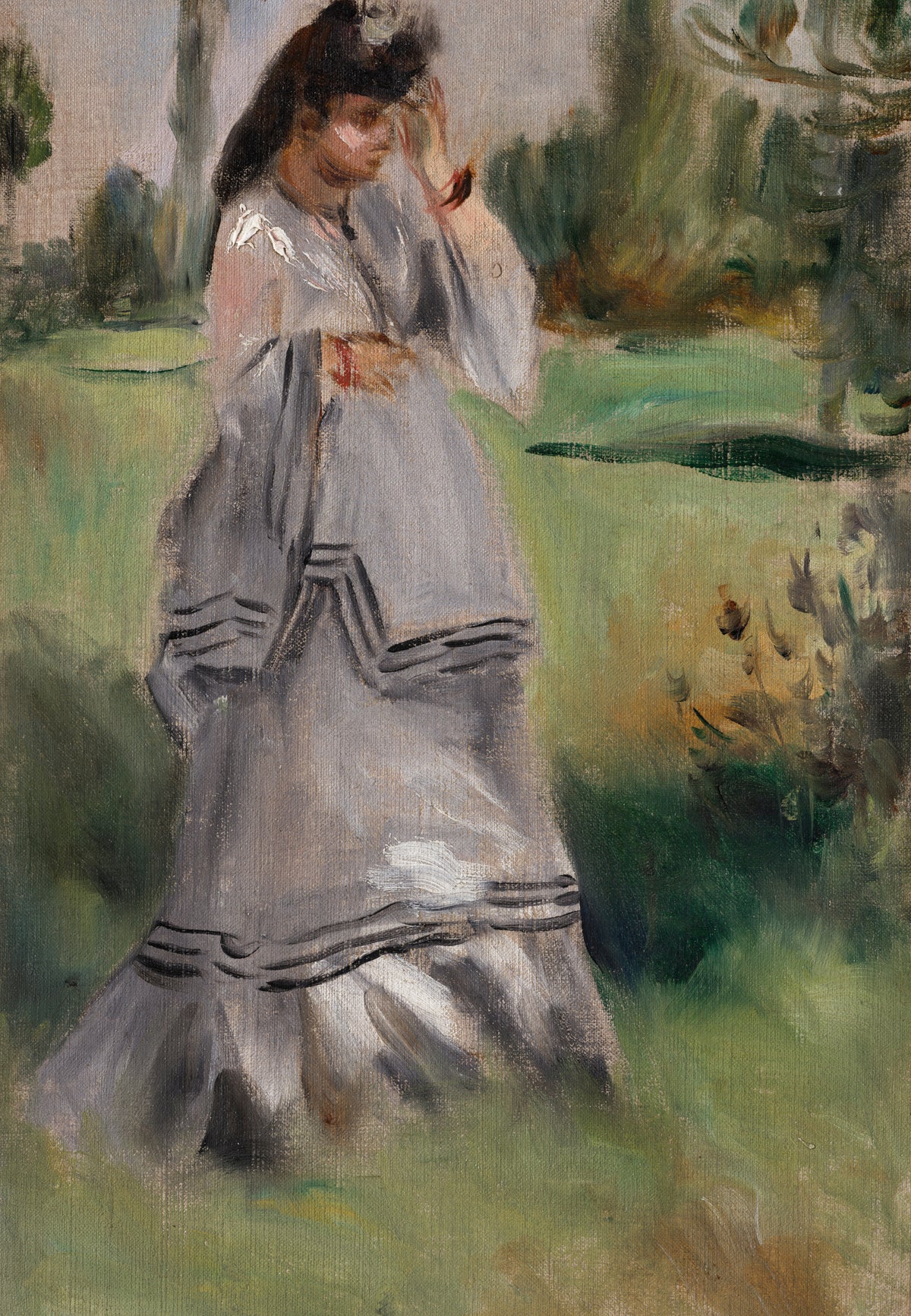 Frau im Park