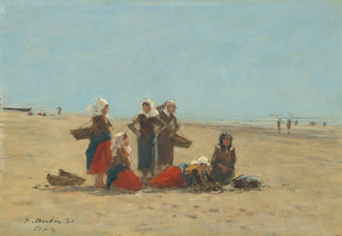 Frauen am Strand von Berck