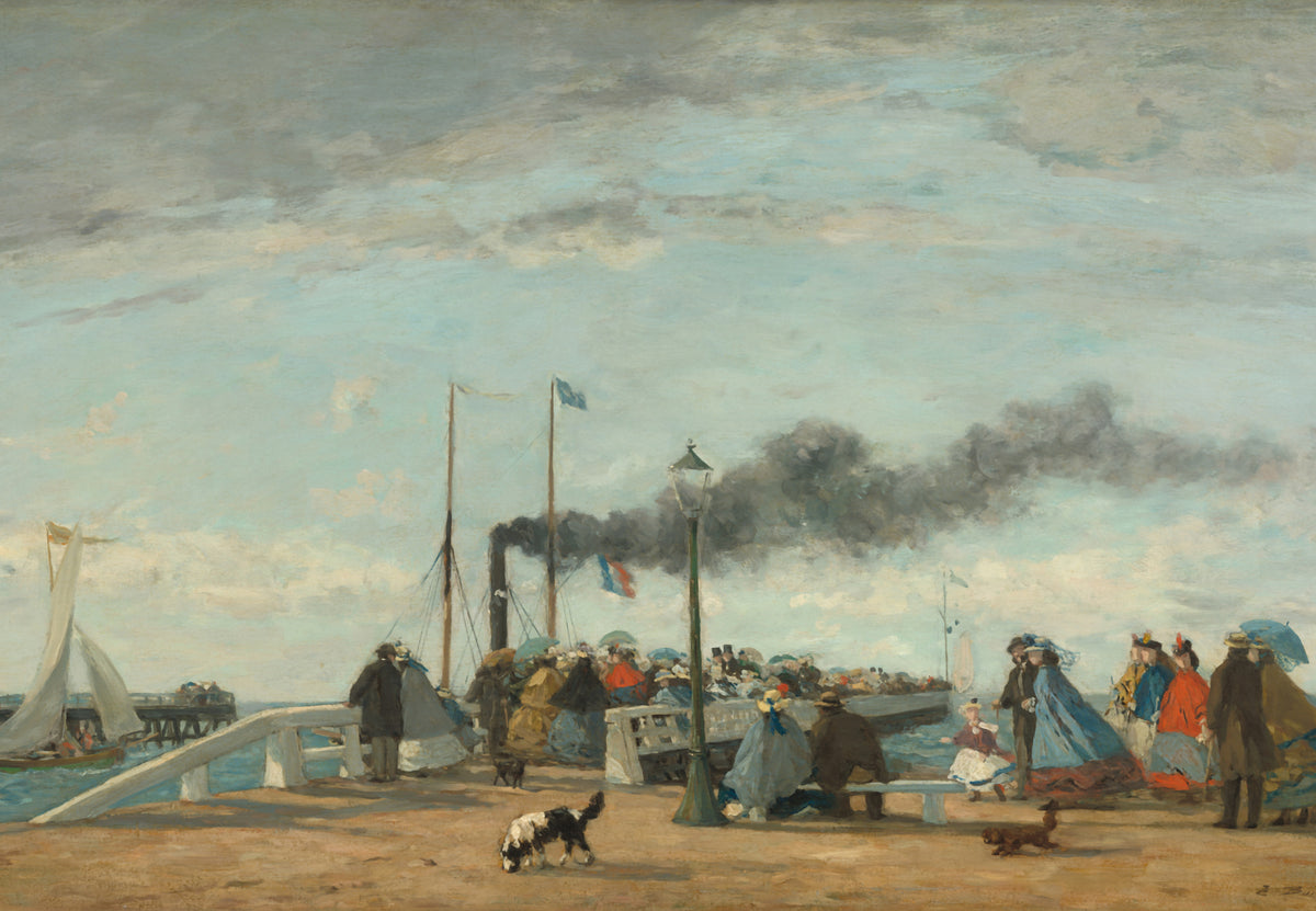 Mole und Kai von Trouville