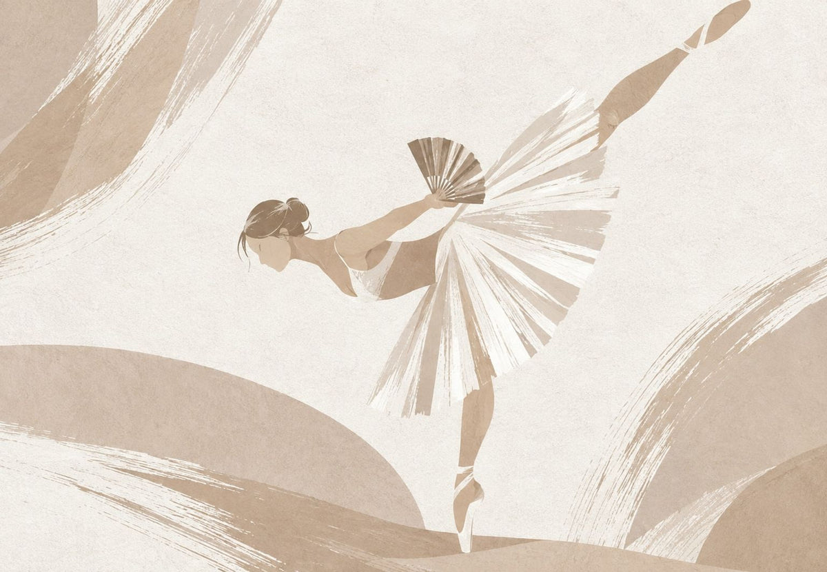 L'envol de la danseuse en tutu blanc