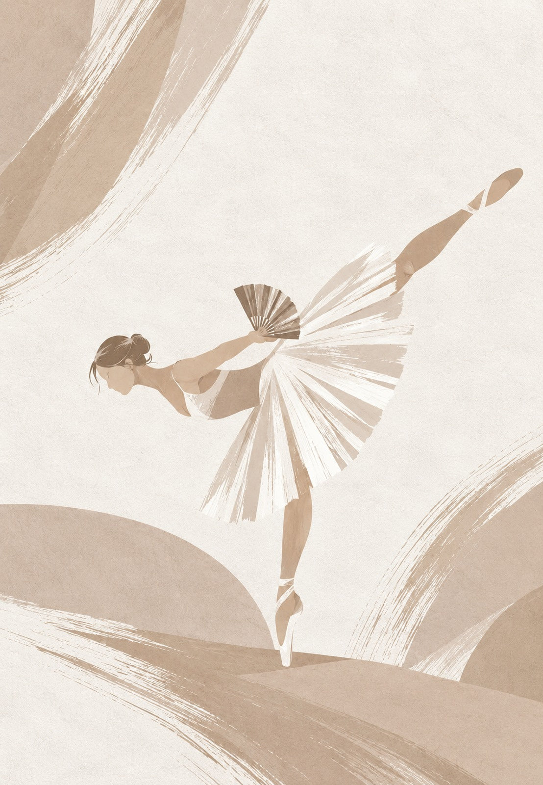 O voo da bailarina de tutu branco