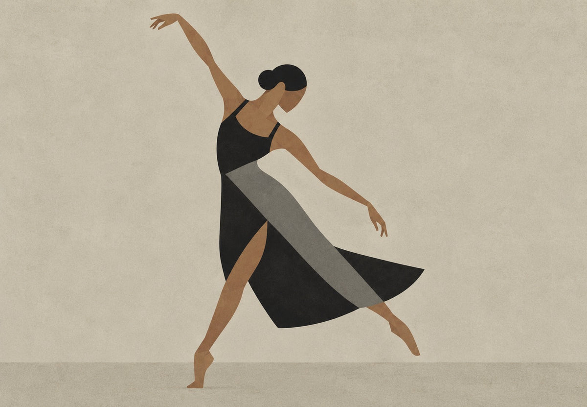 The Dancer in the Black Dress (Landscape)