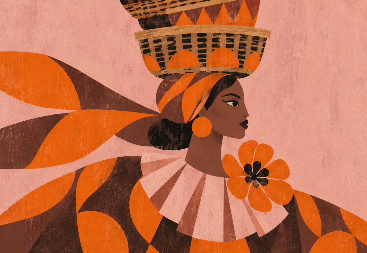La marchande d'oranges (Paysage)