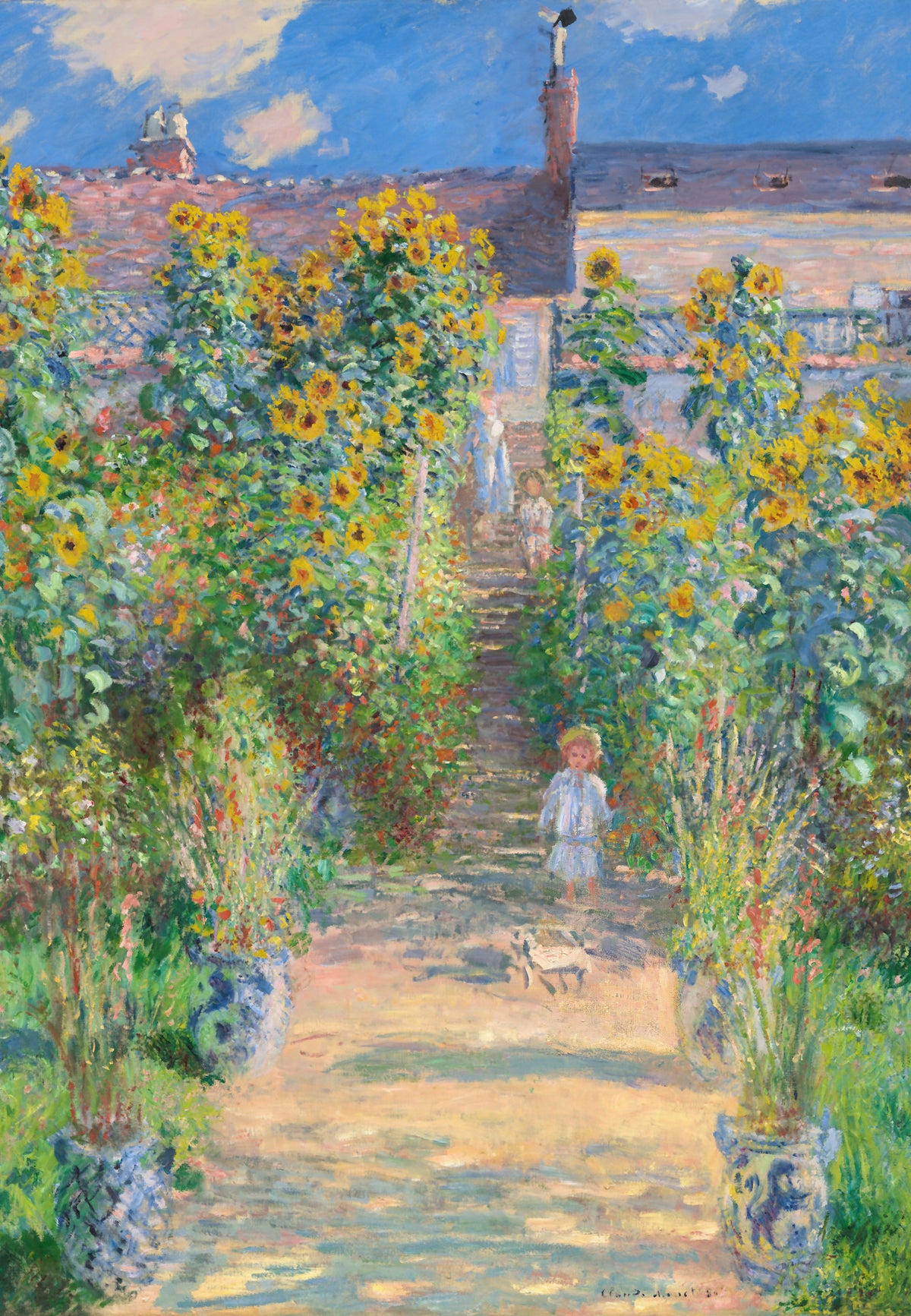 Der Garten des Künstlers in Vétheuil