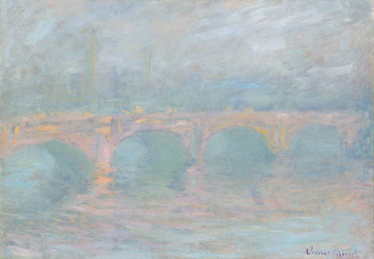 Die Waterloobrücke, Sonnenuntergang
