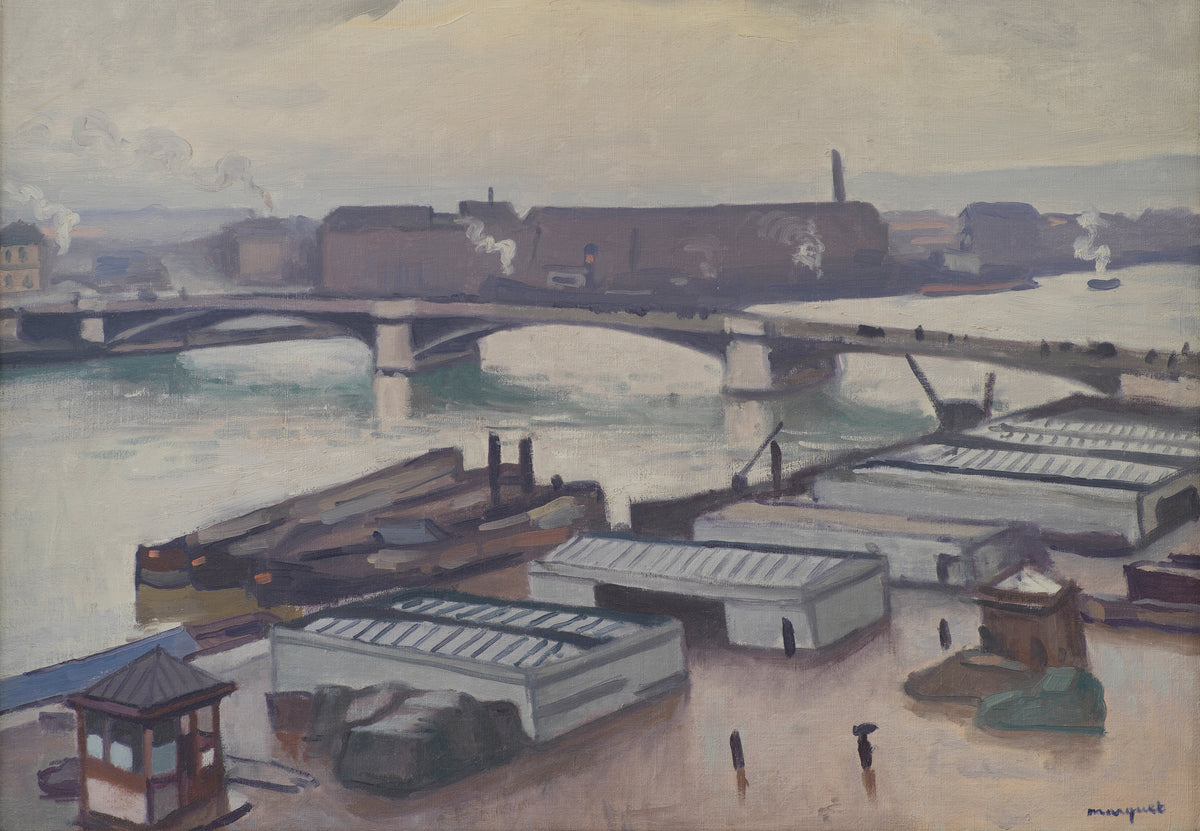 The Quay at Rouen in the Rain