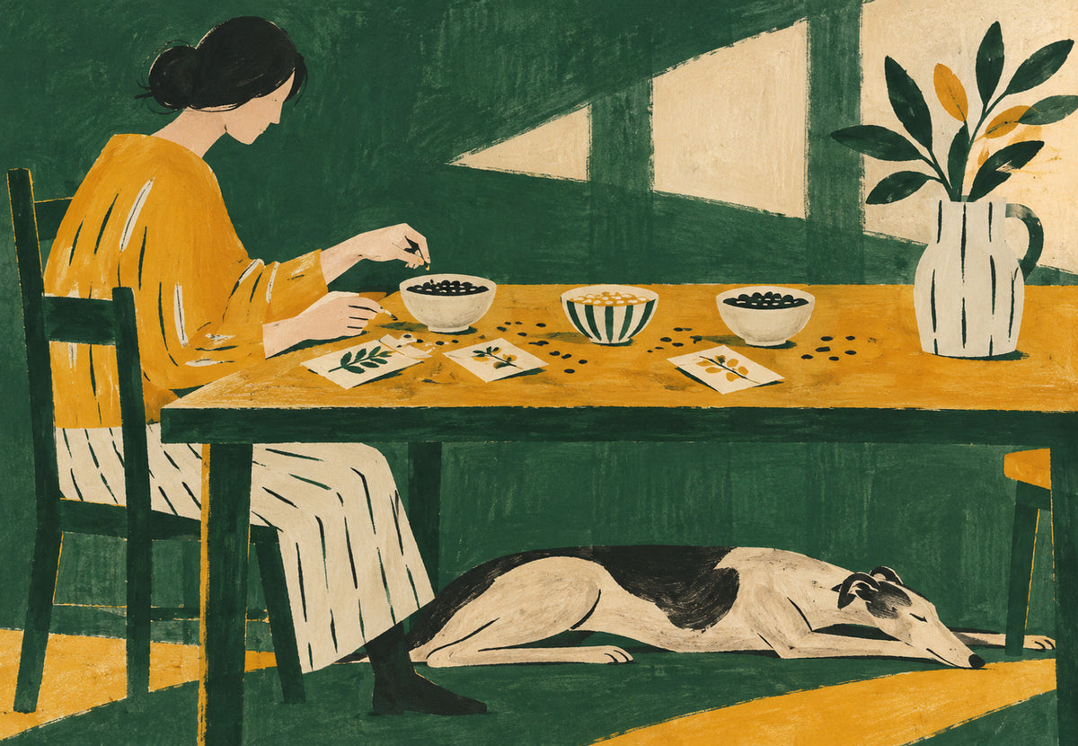 Sorting the Seeds (Landscape)