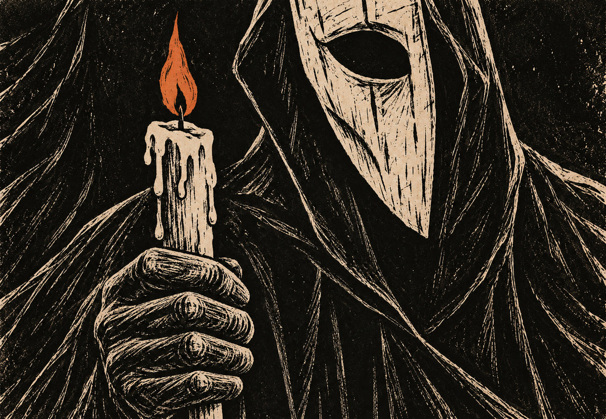 The Watcher with the Candle (Landscape)
