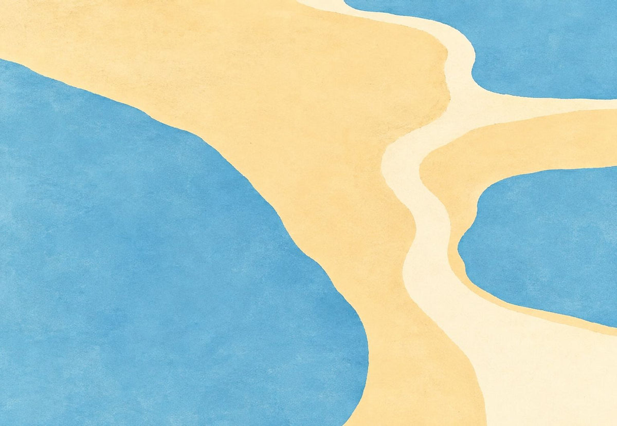 Méandres de sable et d'eau (Paysage)