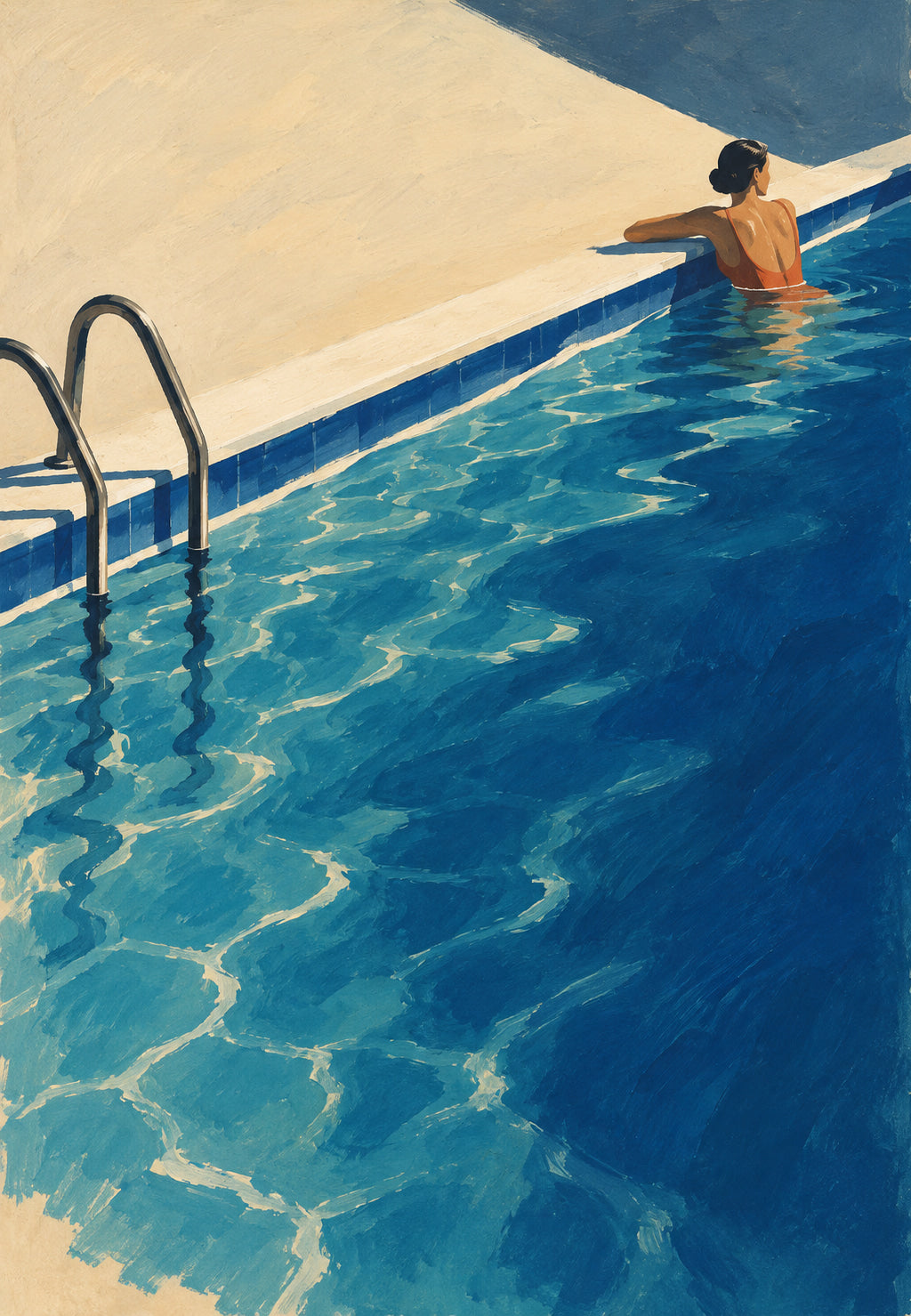 Pausa a bordo piscina