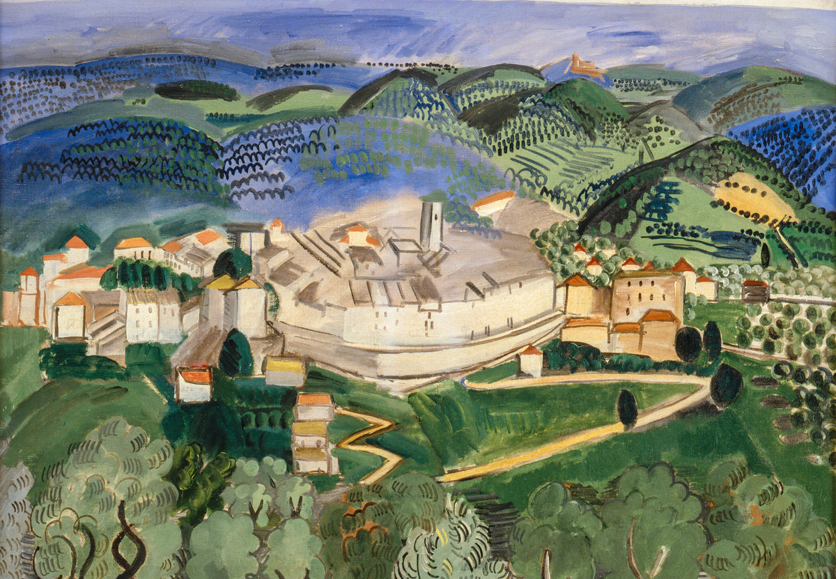 Paysage de Vence en Provence