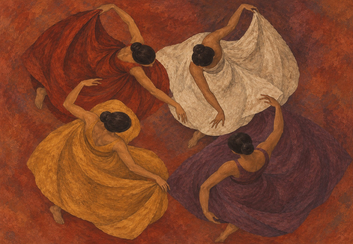 Circle of Dancers (Landscape)