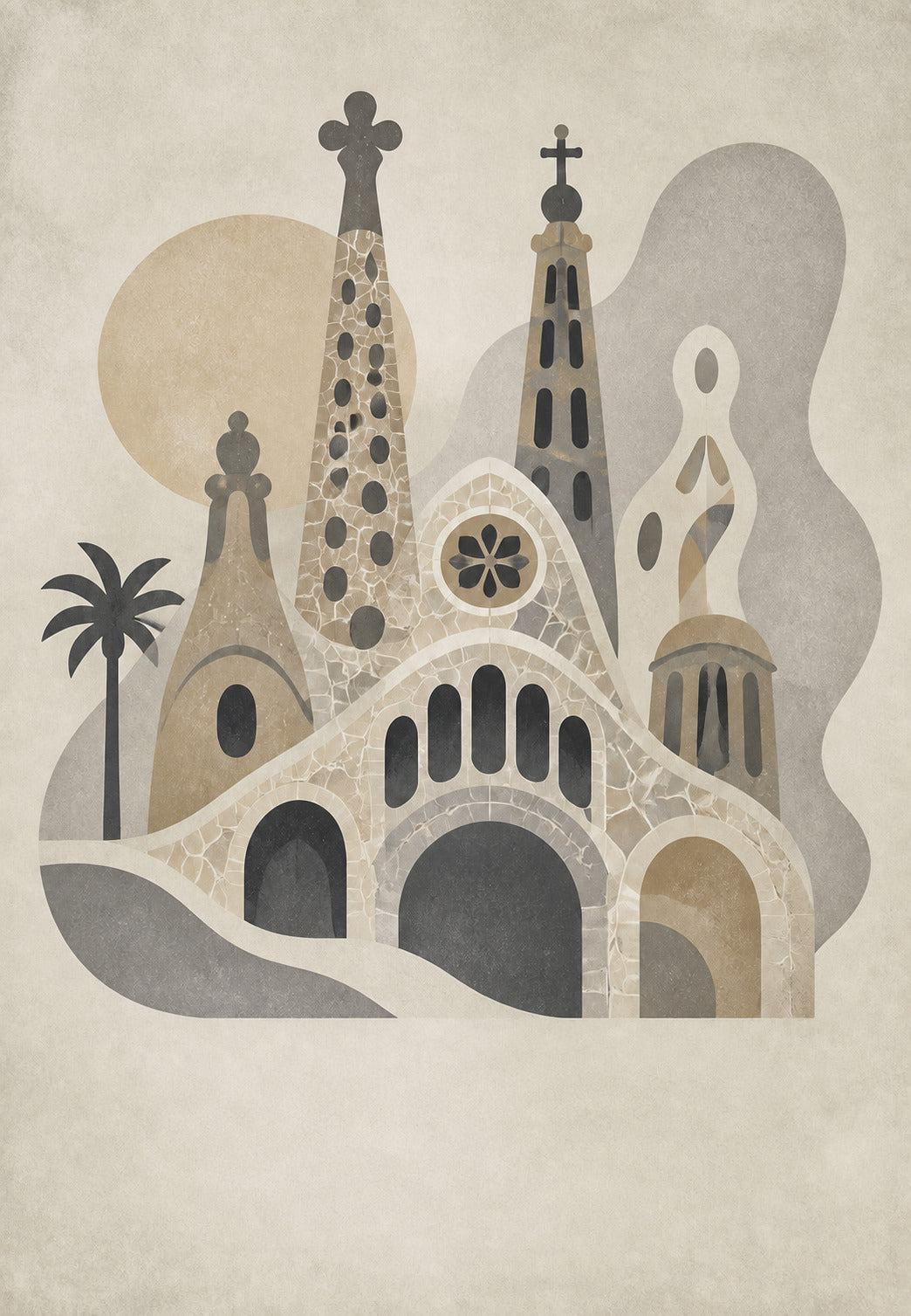Barcelona - As torres da Sagrada Família