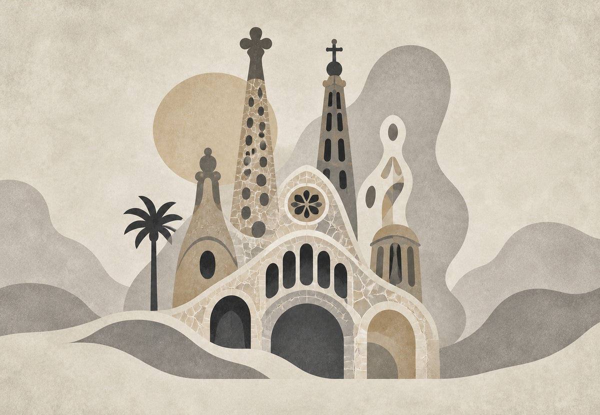 Barcellona - Le torri della Sagrada Família (Orizzontale)
