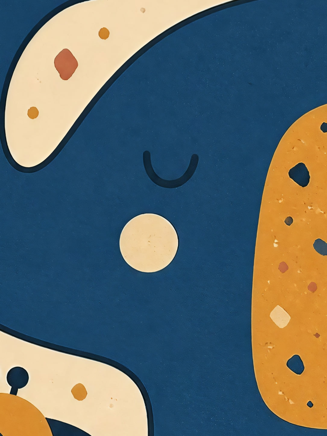 Detail a taille reelle du tirage, affiche bebes animaux elephant bleu oiseau et poisson
