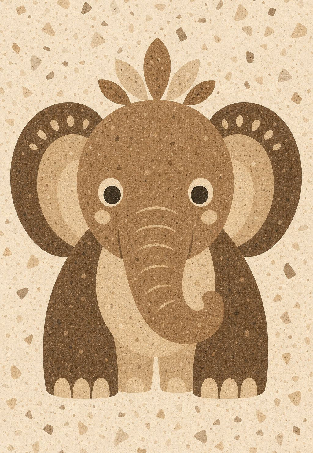 Elefante grano di pietra