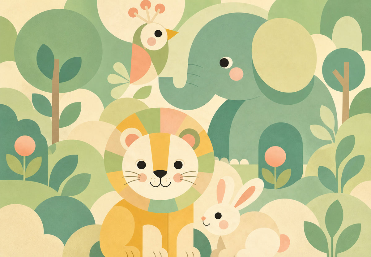 Pastel friends (Landscape)