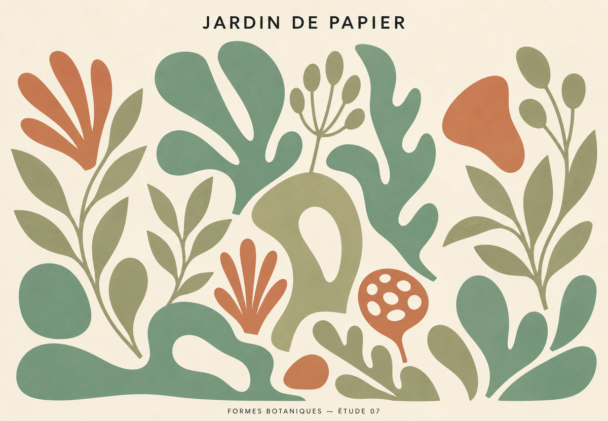 Papiergarten Botanik (Querformat)