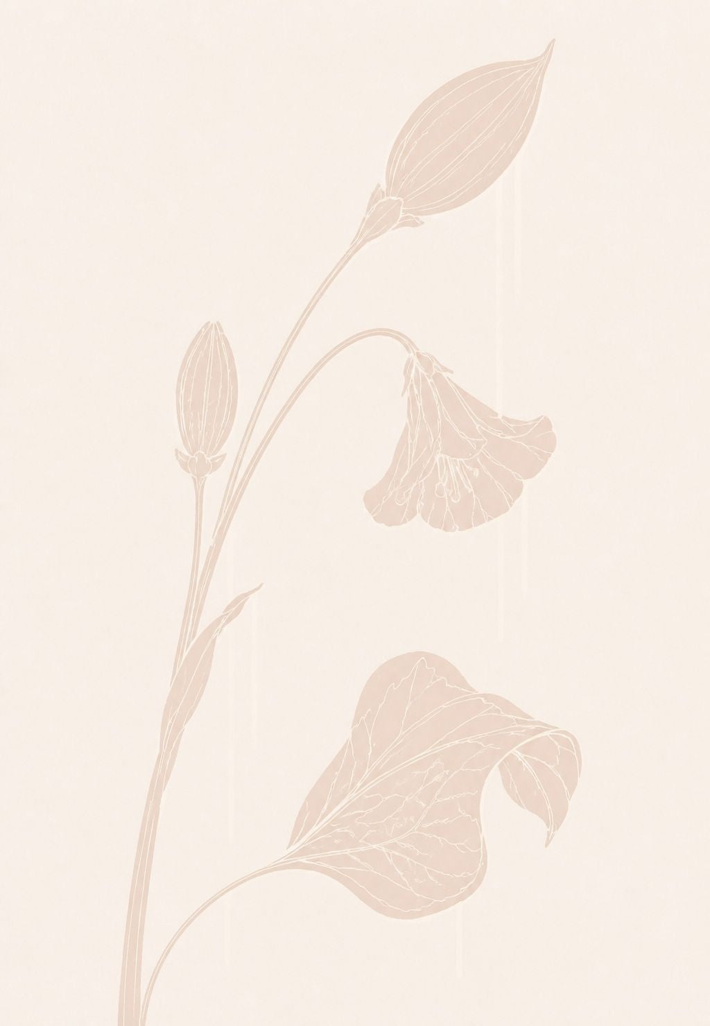 The bellflower tone on tone