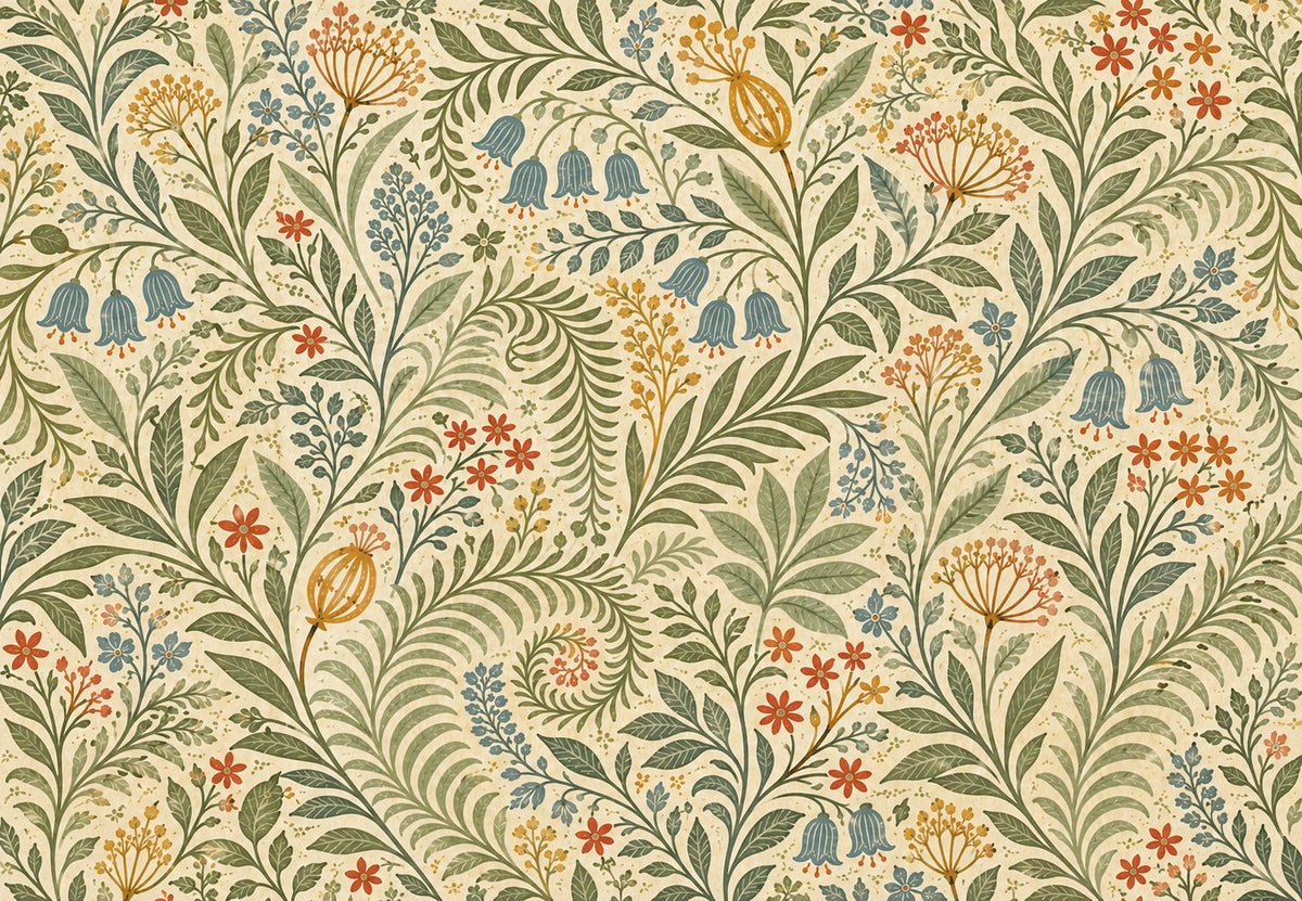 Campanule tra le felci (Orizzontale)