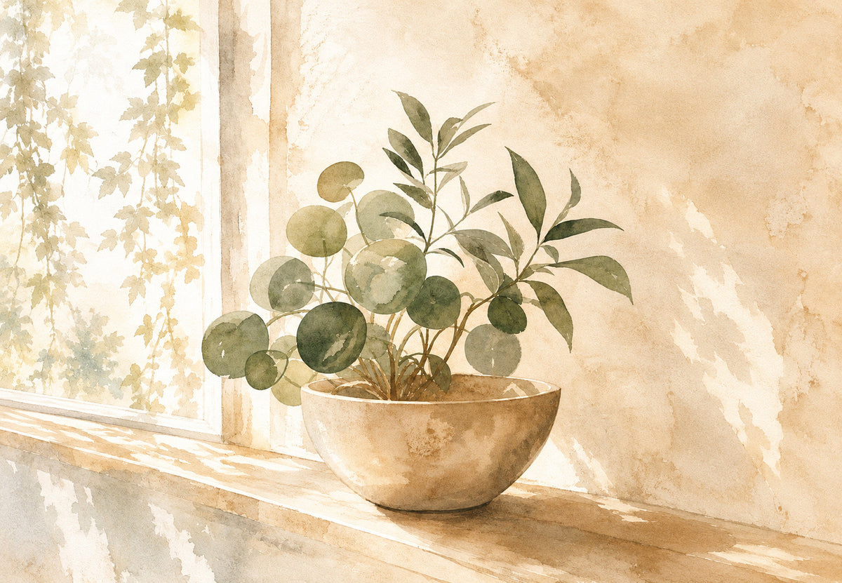 Pilea στο περβάζι (Οριζόντιο)