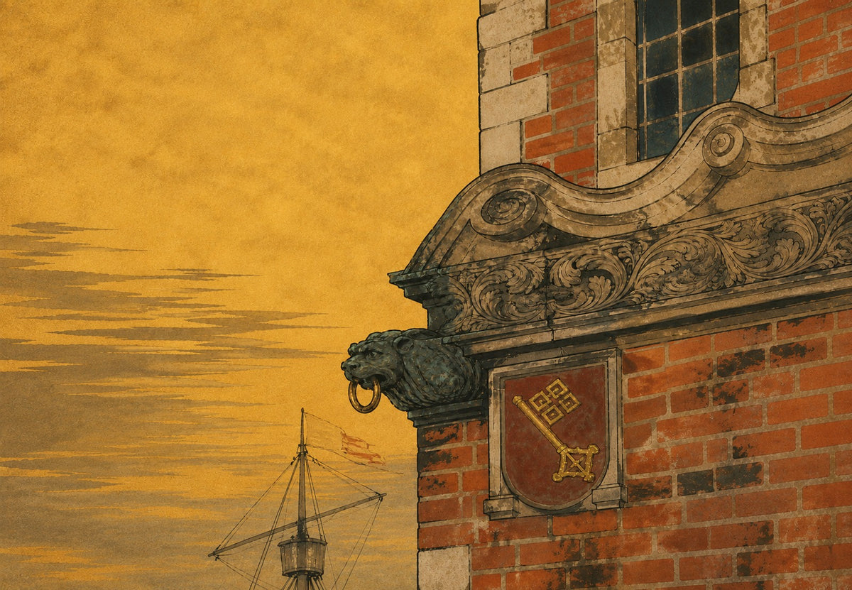 Bremen - The Golden Key on the Gable (Landscape)