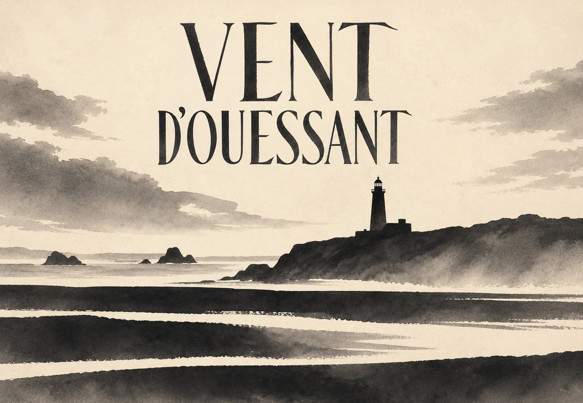 Bretagna - Vent d'Ouessant a inchiostro (Orizzontale)