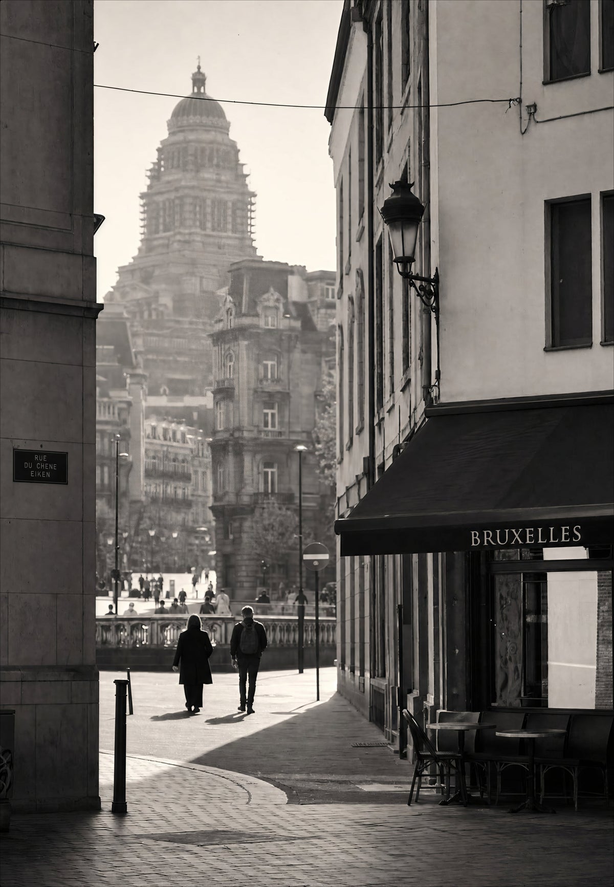 Gegenlicht in der Rue du Chêne