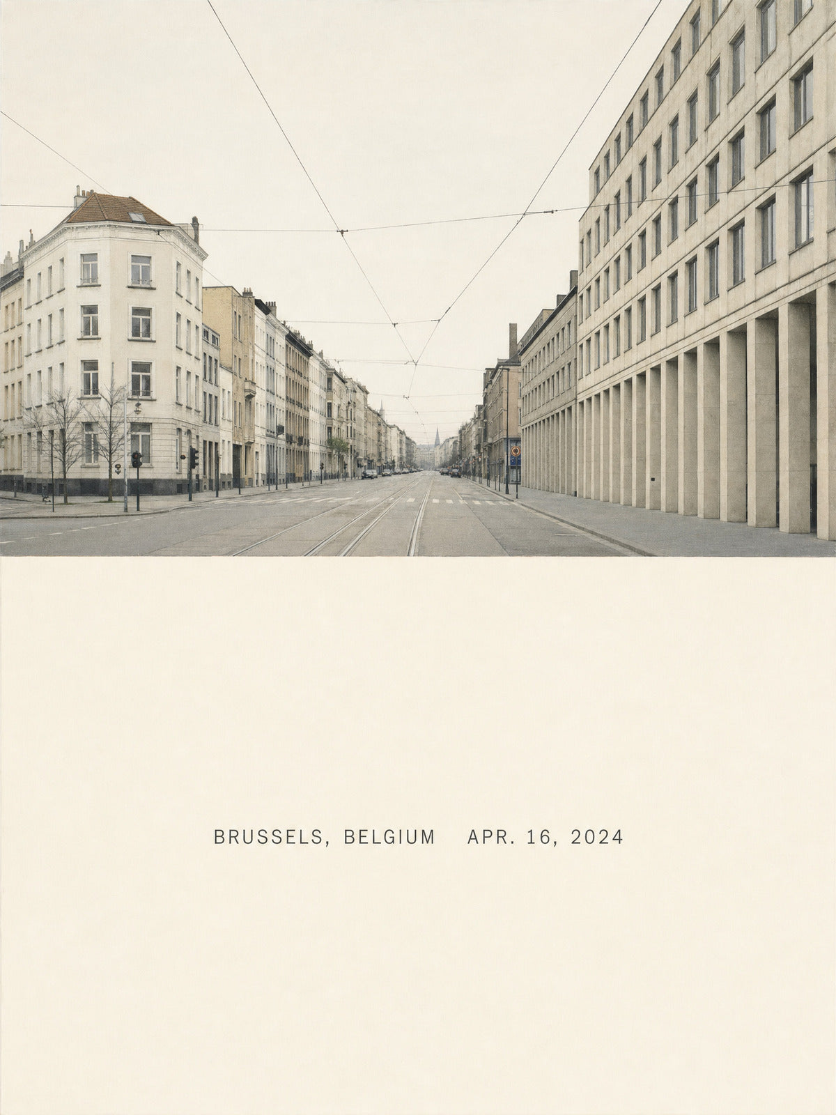 Brusel - Dubnový den