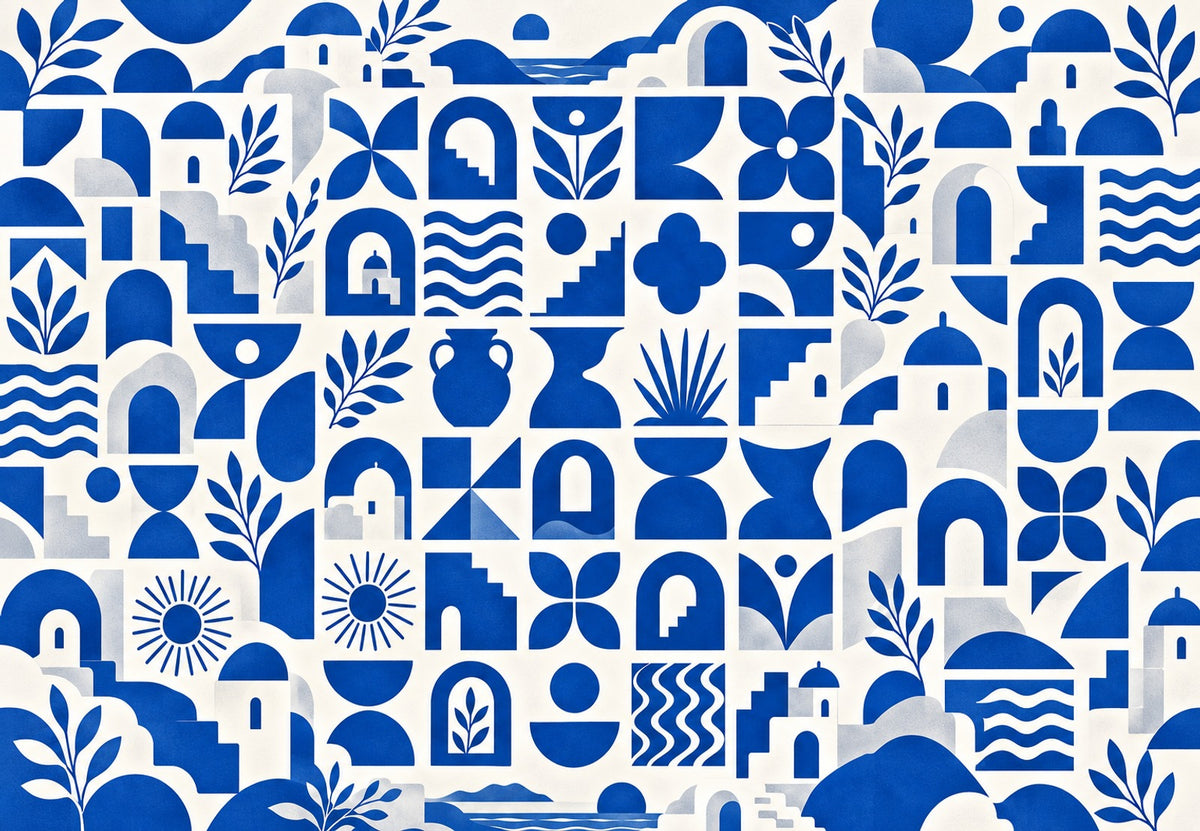 Mediterranean tiles (Landscape)