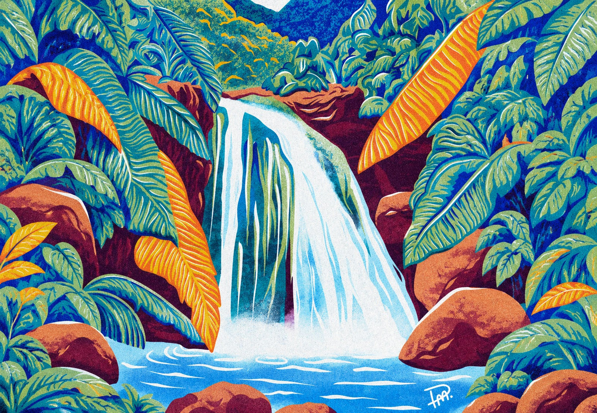 Cascata tropicale (Orizzontale)