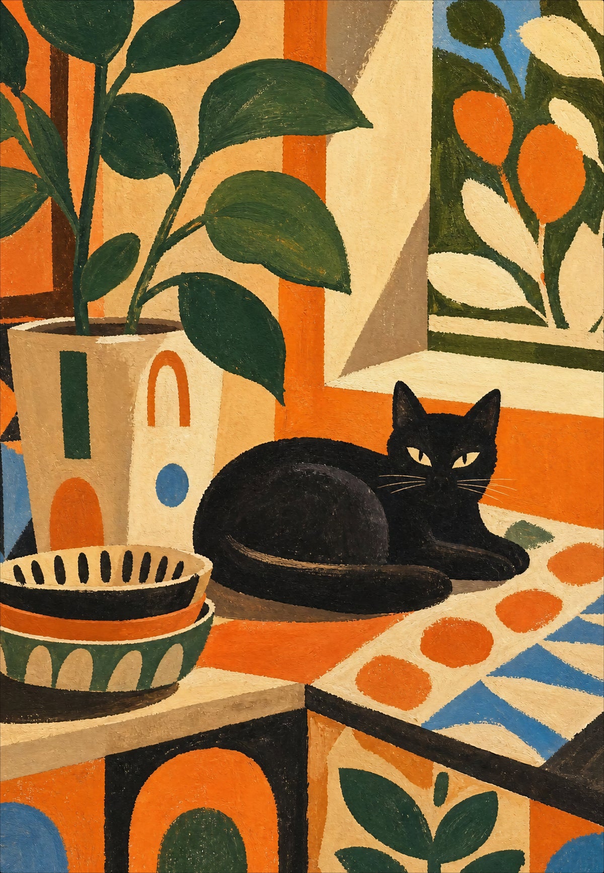 Il gatto tra gli aranci
