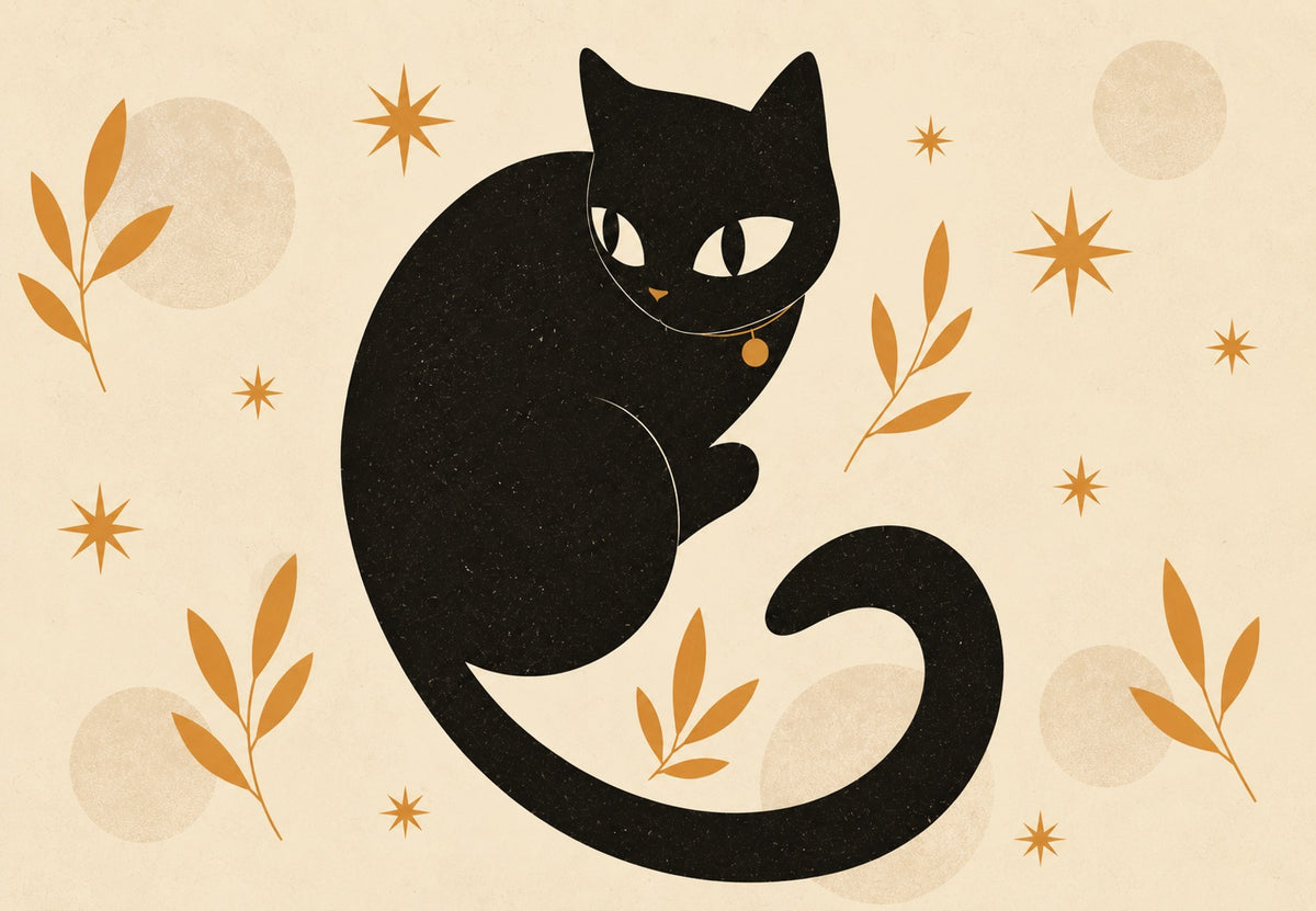 The cat and the stars (Landscape)