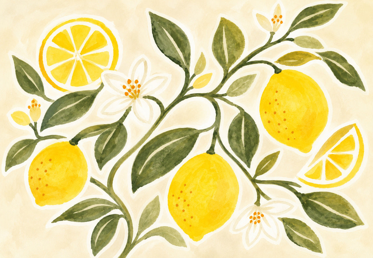 La branche de citronnier (Paysage)