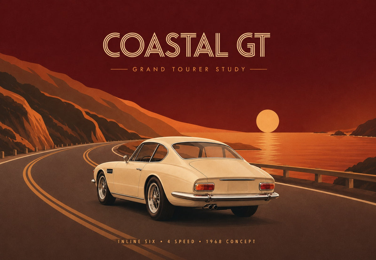 Coastal GT ao poente (Horizontal)