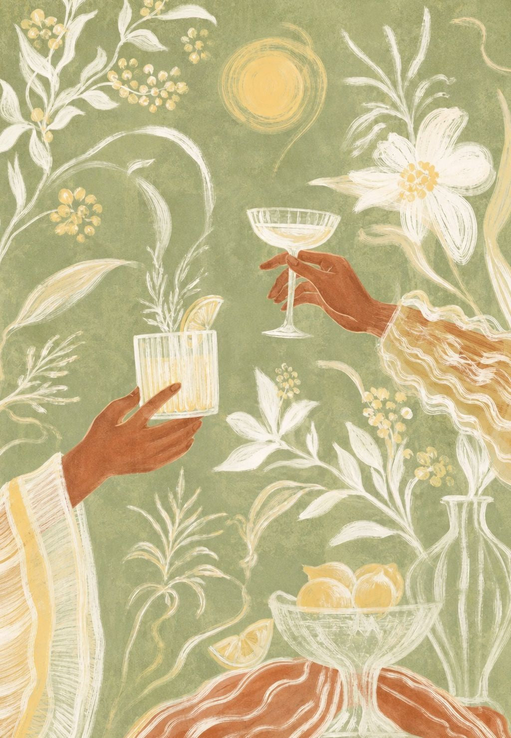 Sage garden cocktail