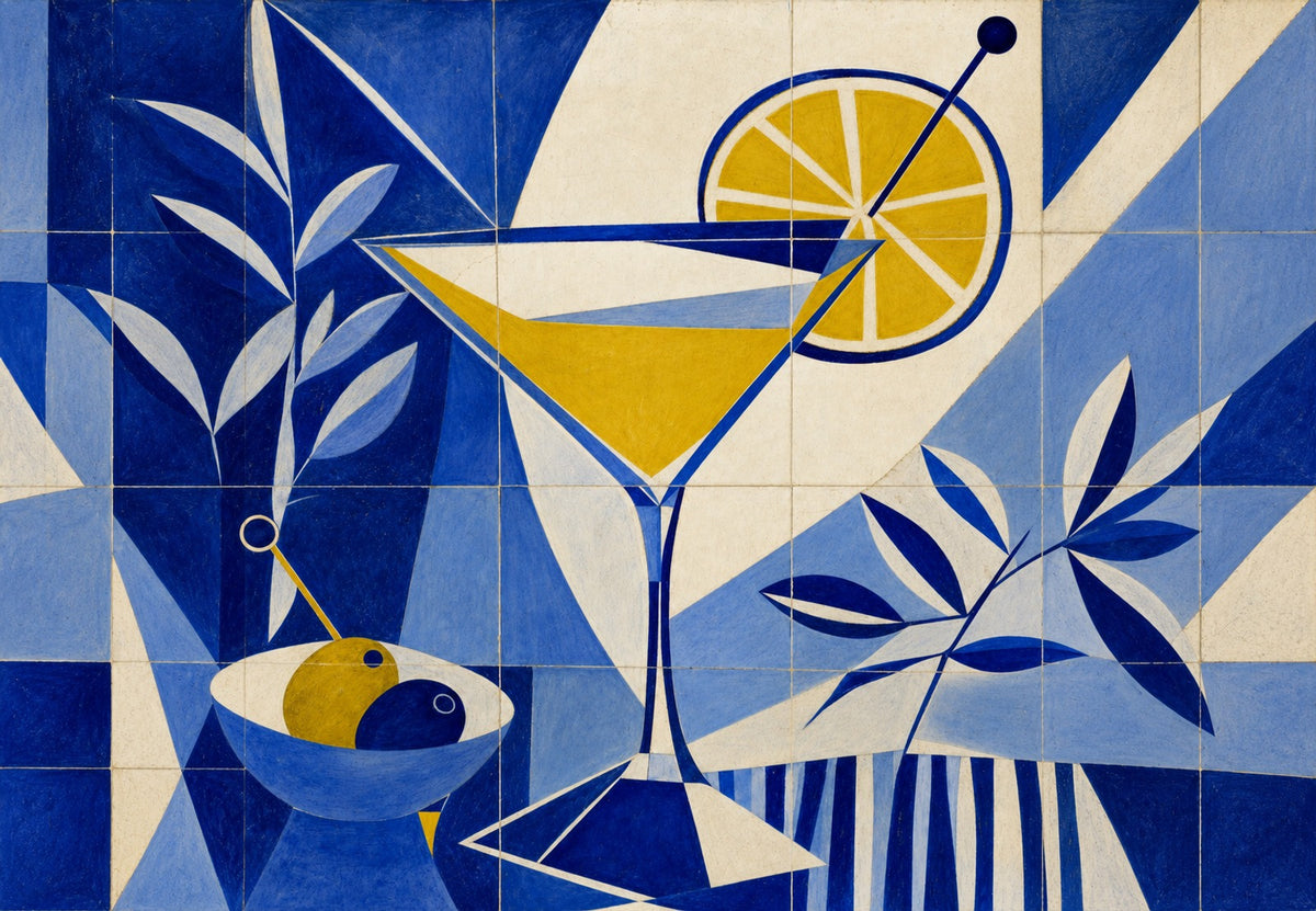 Το μαρτίνι azulejo (Οριζόντιο)