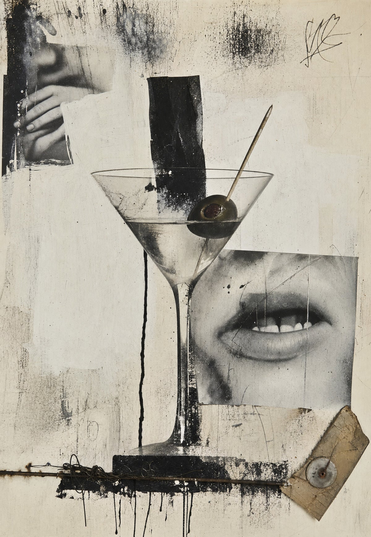 A martini, a glance
