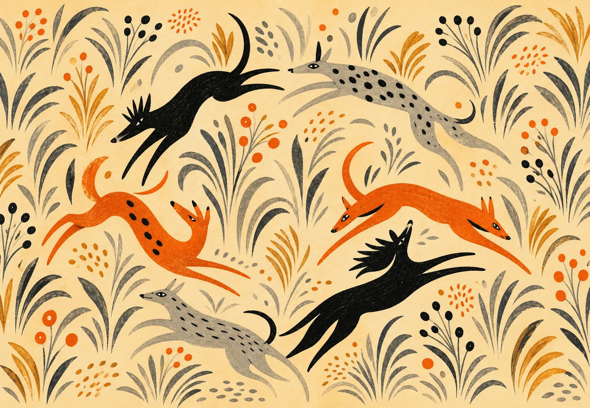 A corrida dos cães (Horizontal)