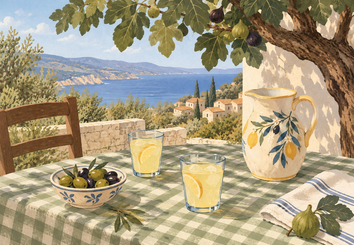 L'apéritif sous les feuilles (Paysage)