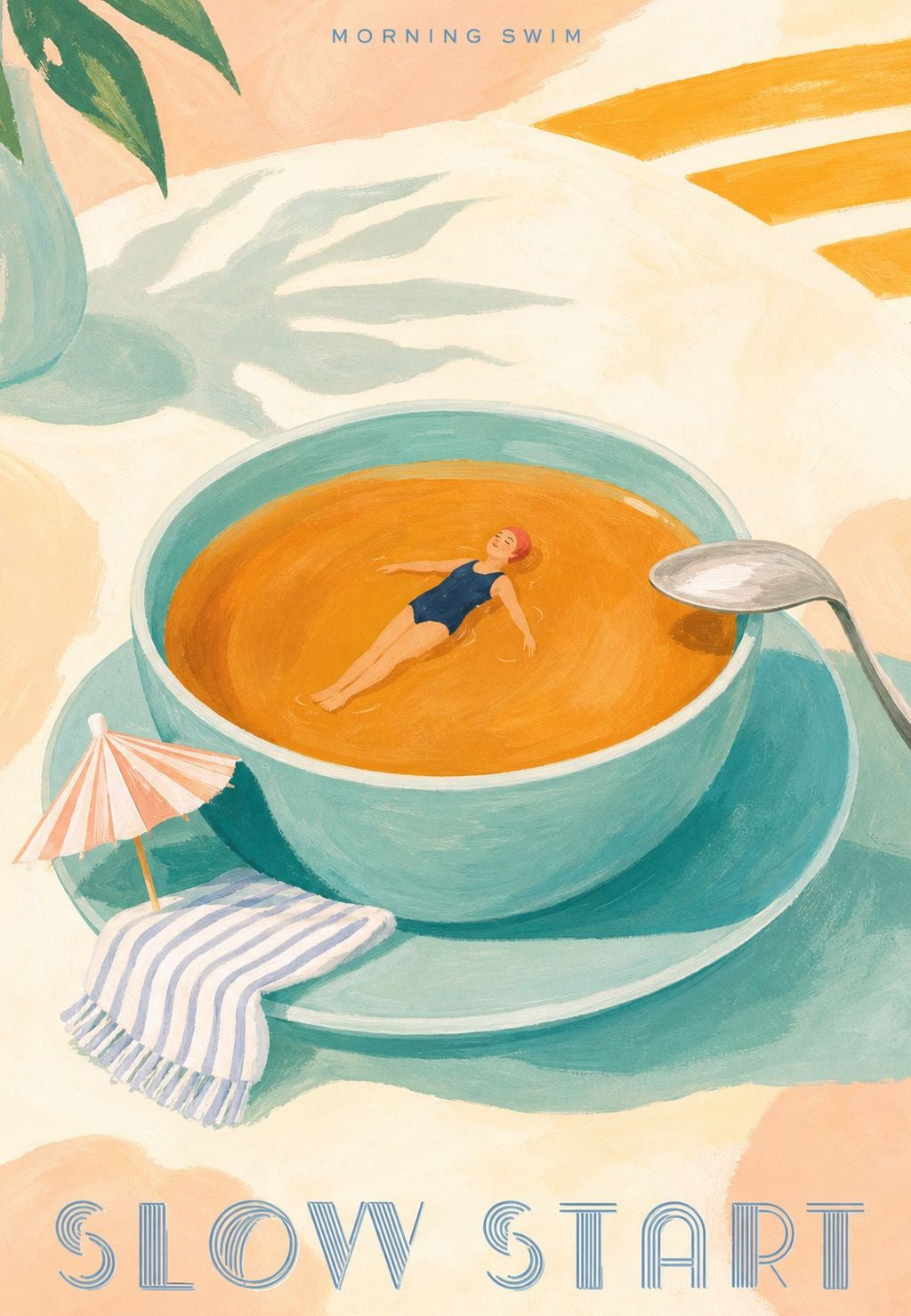 Die Schwimmerin in der Tasse