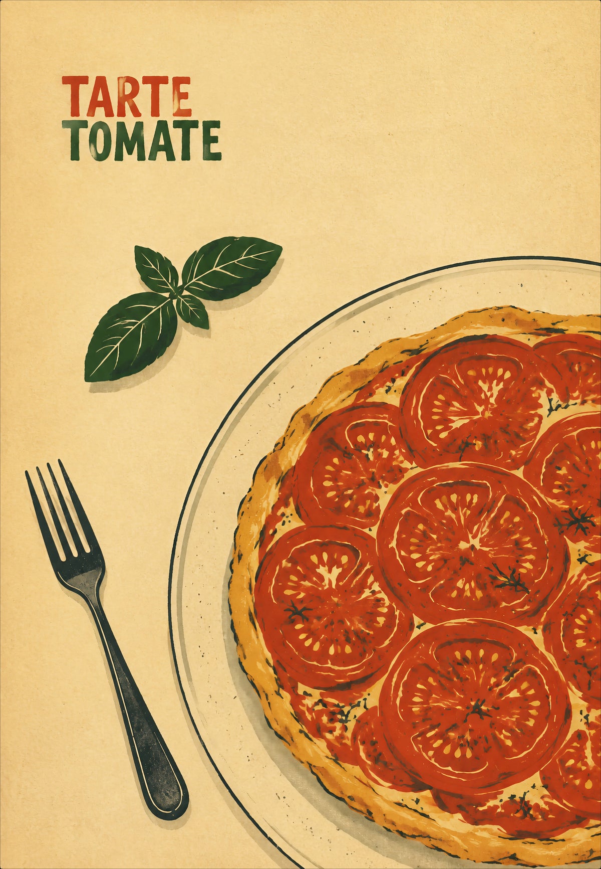 La tarte à la tomate