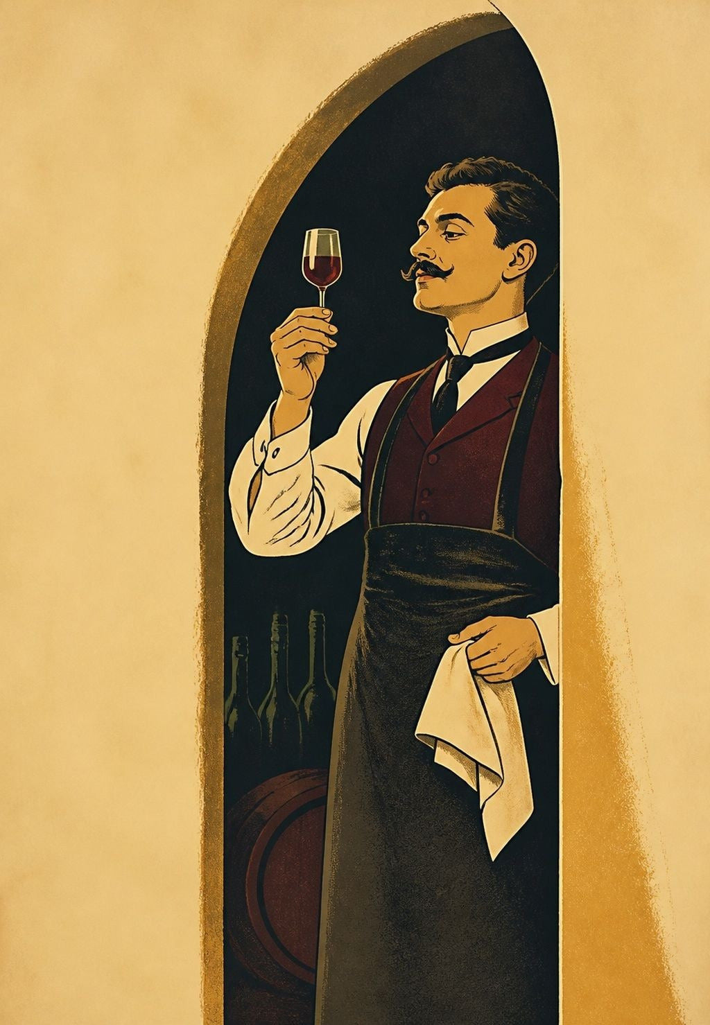 The Sommelier Under the Archway